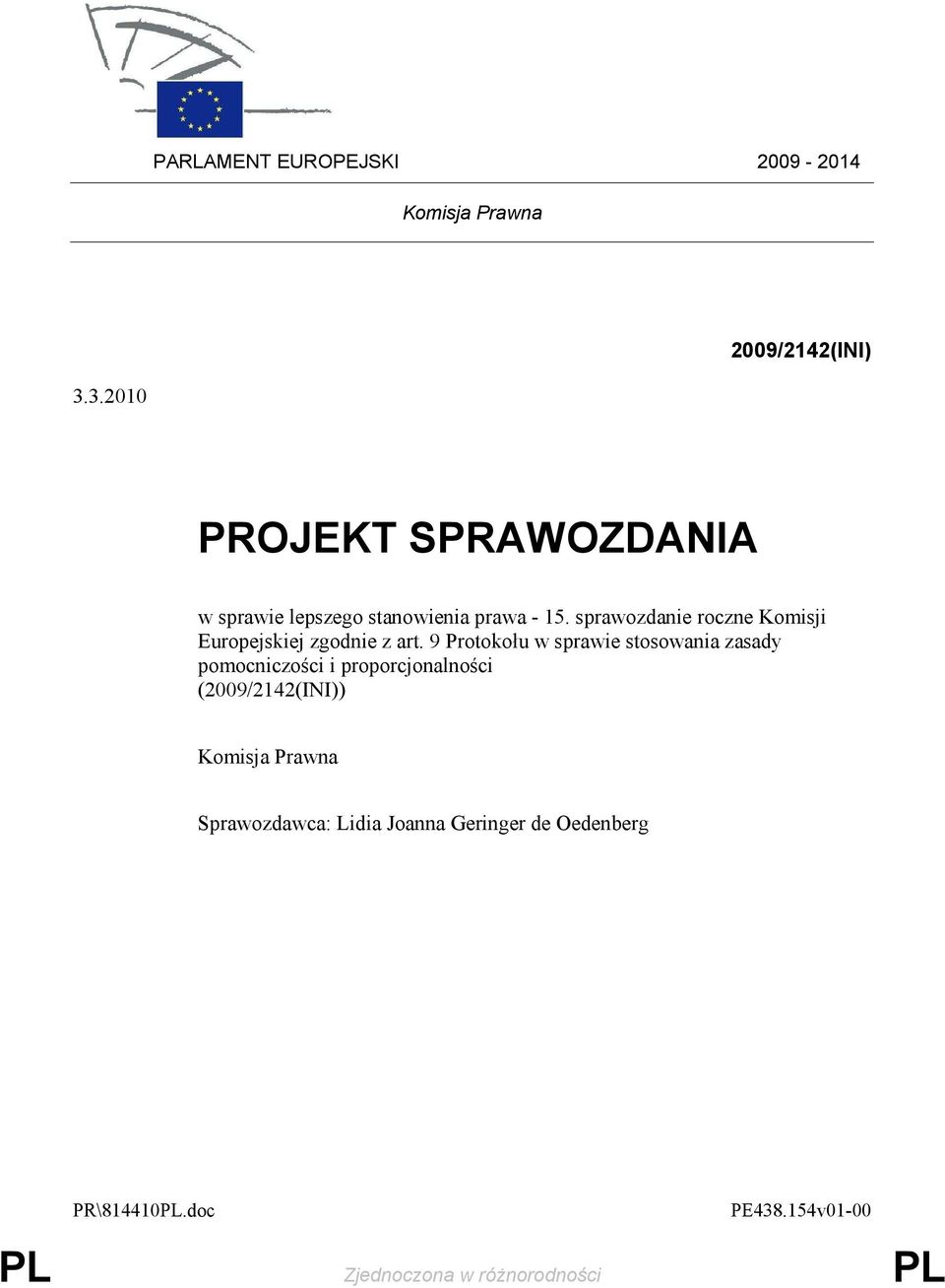 sprawozdanie roczne Komisji Europejskiej zgodnie z art.