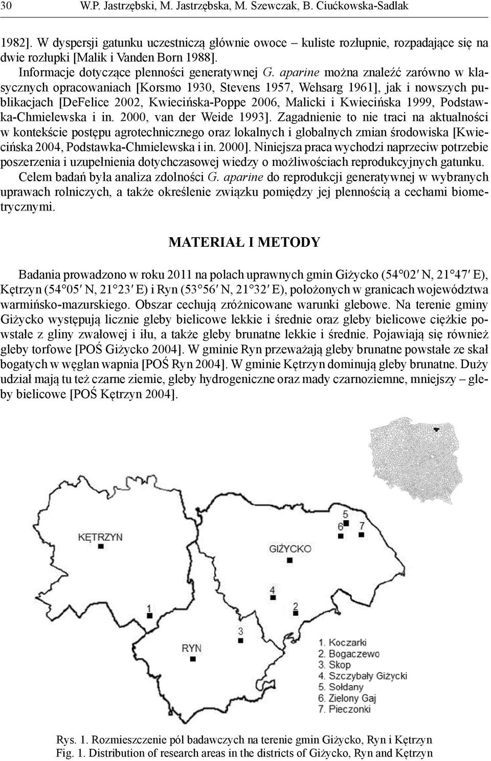 Podstawka-Chmielewska i in. 2000, van der Weide 1993].