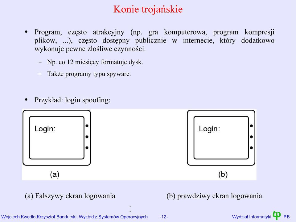 co 12 miesięcy formatuje dysk. Także programy typu spyware.