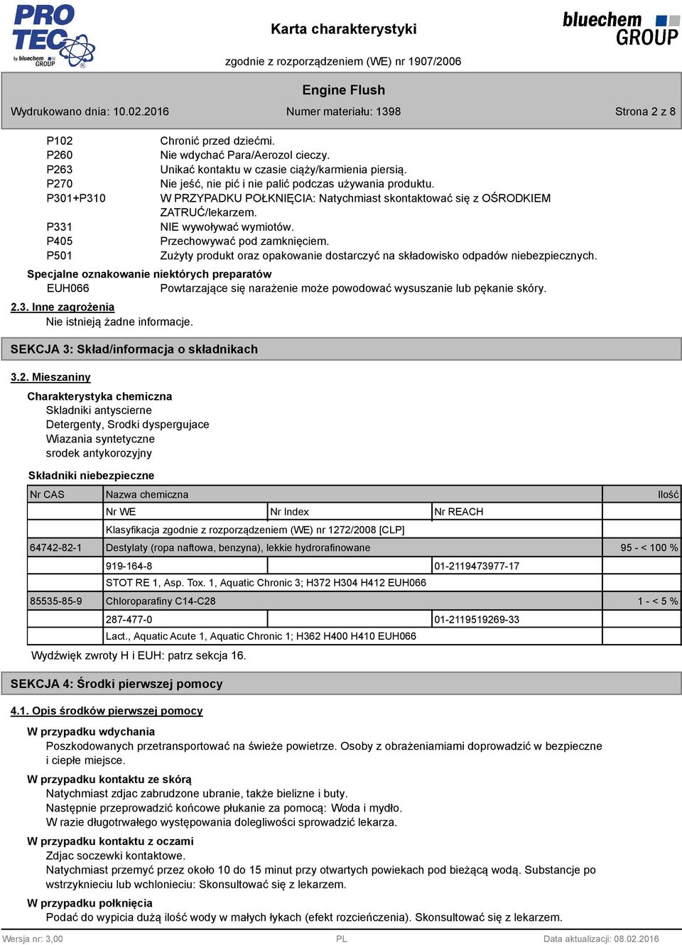 Zużyty produkt oraz opakowanie dostarczyć na składowisko odpadów niebezpiecznych.