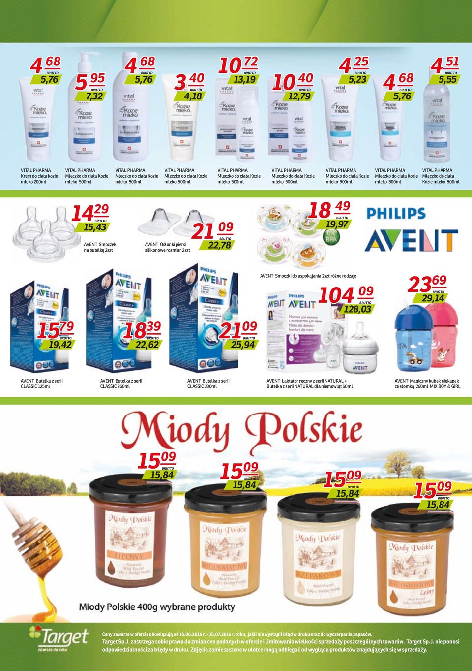 mleko 500ml 14 29 15,43 AVENT Smoczek na butelkę 2szt AVENT Osłonki piersi silikonowe rozmiar 2szt 21 09 22,78 18 49 19,97 15 79 19,42 18 39 22,62 21 09 25,94 AVENT Smoczki do uspokajania 2szt różne