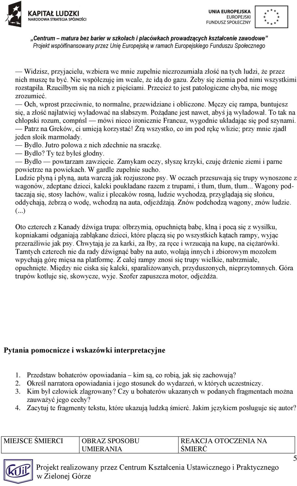 Męczy cię rampa, buntujesz się, a złość najłatwiej wyładować na słabszym. Pożądane jest nawet, abyś ją wyładował.