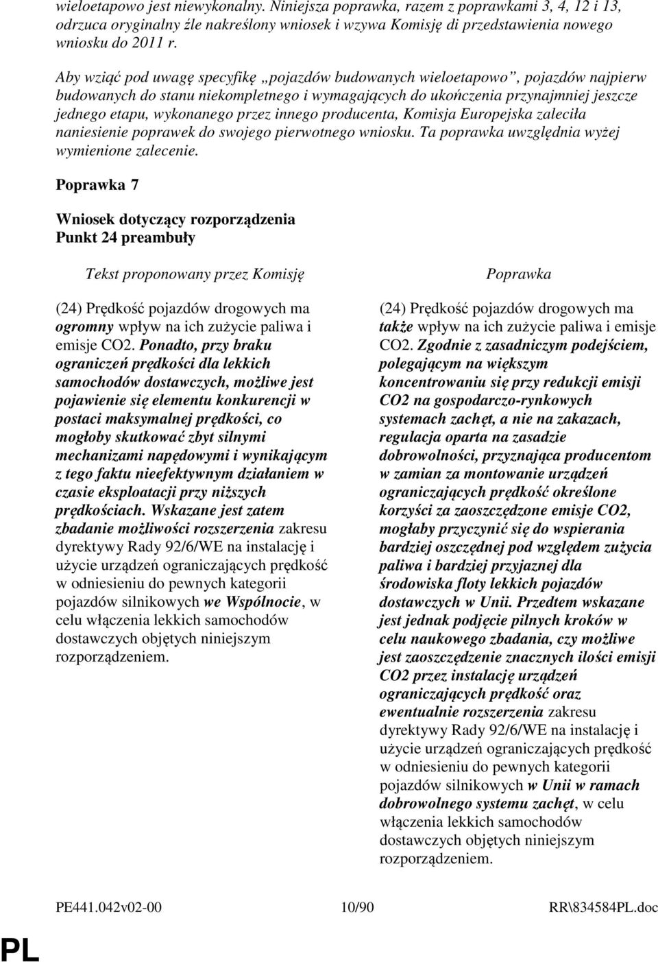 innego producenta, Komisja Europejska zaleciła naniesienie poprawek do swojego pierwotnego wniosku. Ta poprawka uwzględnia wyżej wymienione zalecenie.