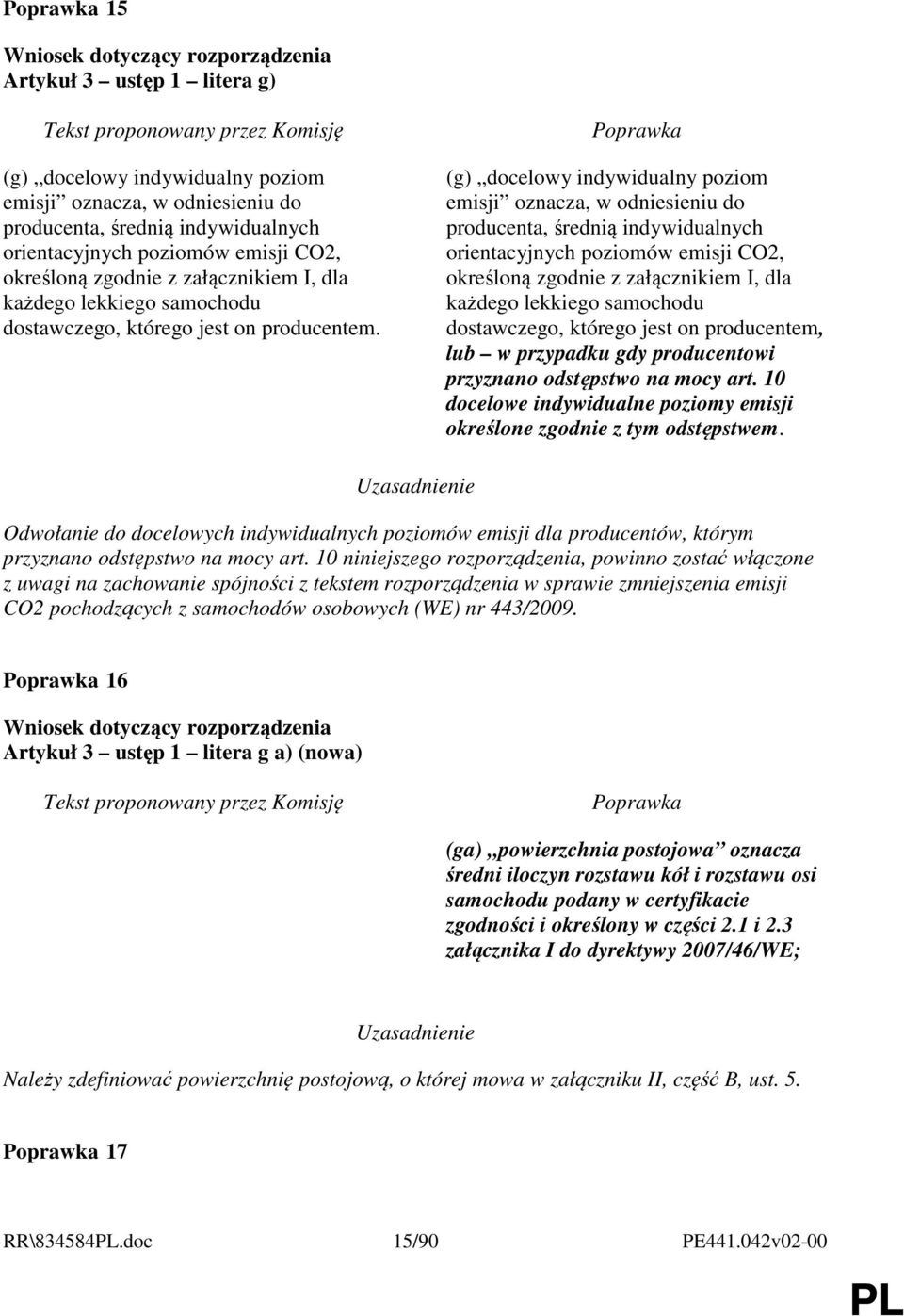 (g) docelowy indywidualny poziom emisji oznacza, w odniesieniu do producenta, średnią indywidualnych orientacyjnych poziomów emisji CO2, określoną zgodnie z załącznikiem I, dla każdego lekkiego