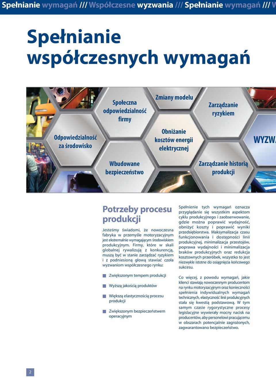 motoryzacyjnym jest ekstremalnie wymagającym środowiskiem produkcyjnym.