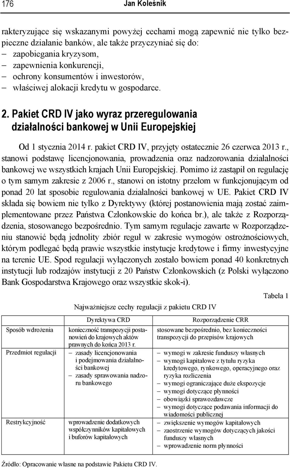 pakiet CRD IV, przyjęty ostatecznie 26 czerwca 2013 r., stanowi podstawę licencjonowania, prowadzenia oraz nadzorowania działalności bankowej we wszystkich krajach Unii Europejskiej.