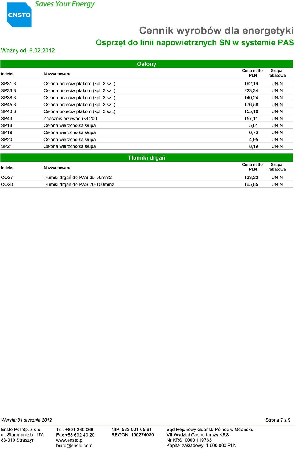 ) 140,24 UN-N SP45.) 176,58 UN-N SP46.