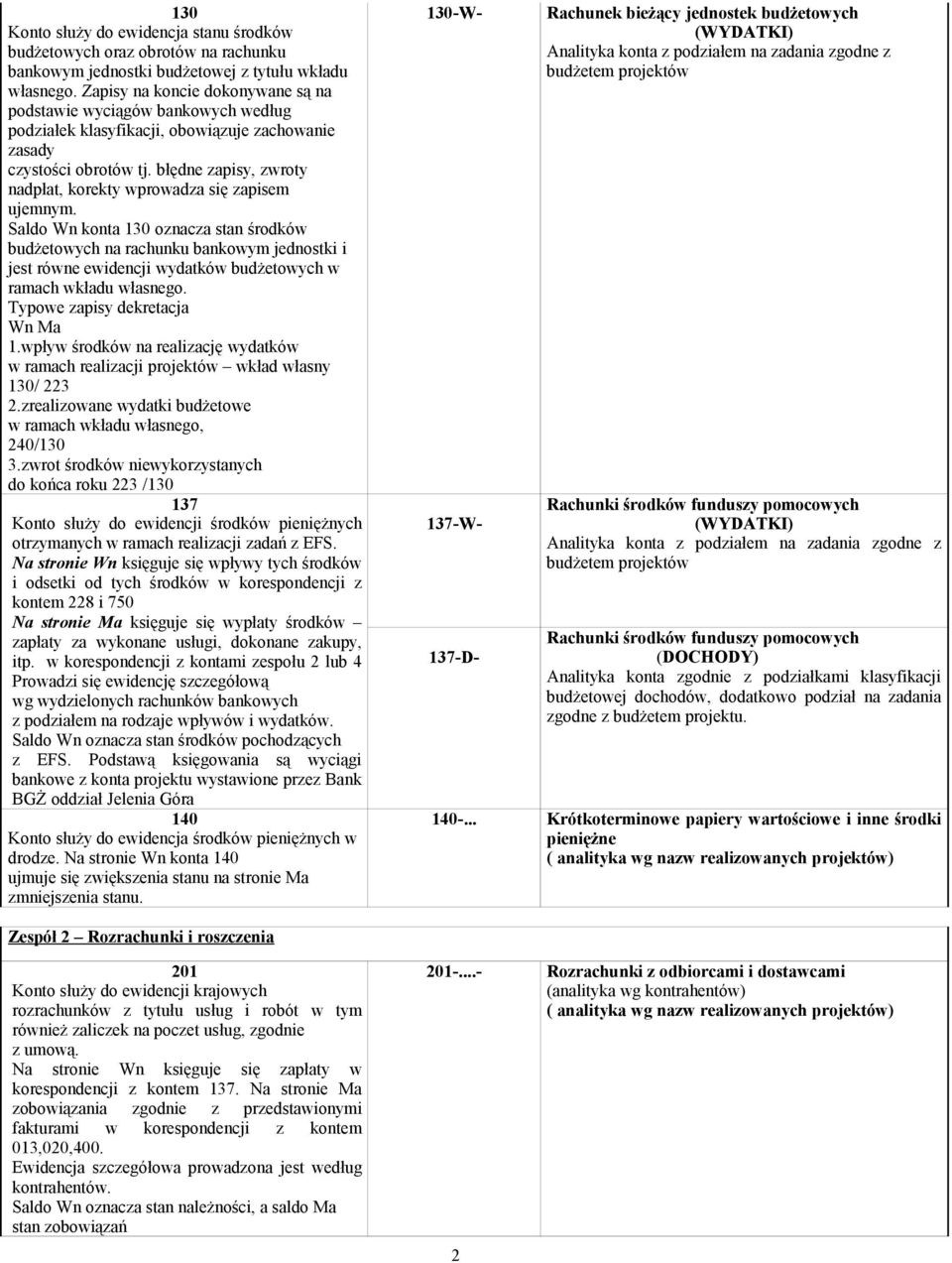 błędne zapisy, zwroty nadpłat, korekty wprowadza się zapisem ujemnym.