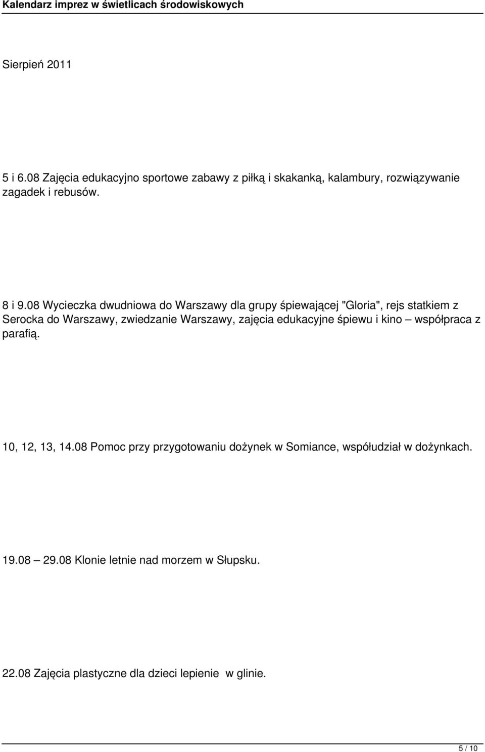 08 Wycieczka dwudniowa do Warszawy dla grupy śpiewającej "Gloria", rejs statkiem z Serocka do Warszawy, zwiedzanie Warszawy,