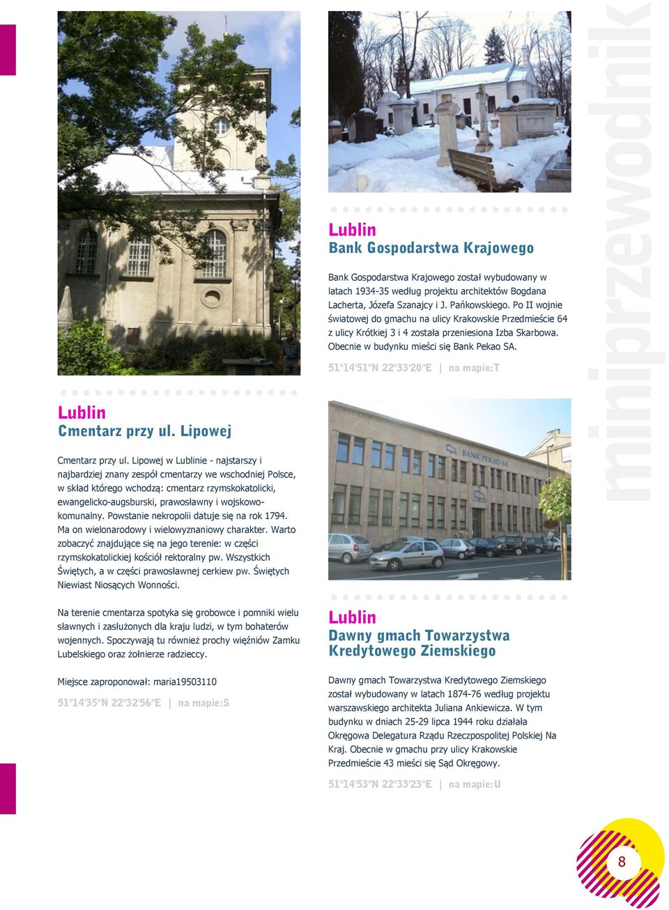51 14'51"N 22 33'20"E na mapie:t Cmentarz przy ul. Lipowej Cmentarz przy ul.