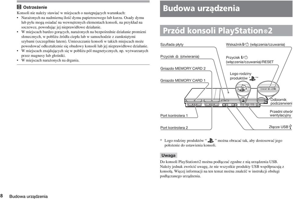 W miejscach bardzo goràcych, nara onych na bezpoêrednie dzia anie promieni s onecznych, w pobli u êród a ciep a lub w samochodzie z zamkni tymi szybami (szczególnie latem).