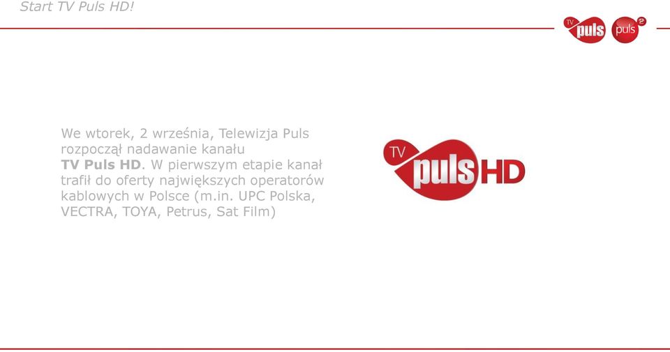 kanału TV Puls HD.
