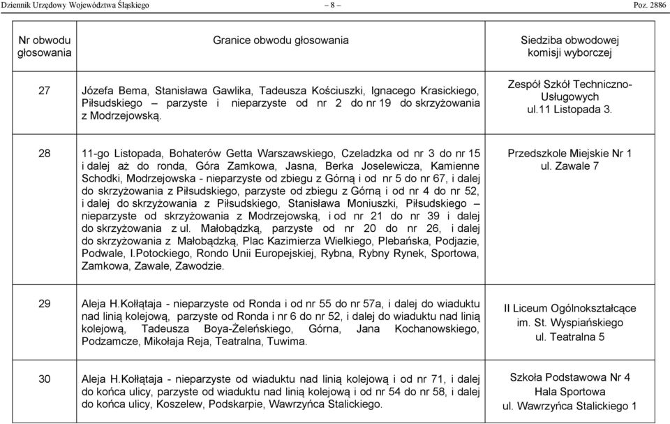 Zespół Szkół Techniczno- Usługowych ul.11 Listopada 3.