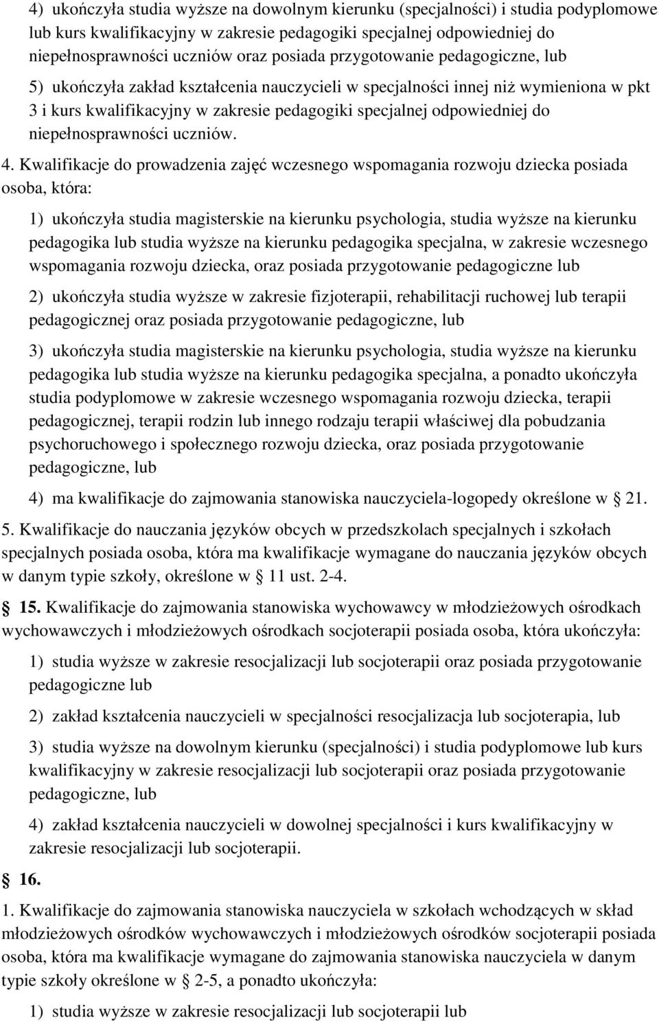 niepełnosprawności uczniów. 4.