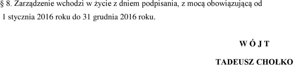 obowiązującą od 1 stycznia 2016