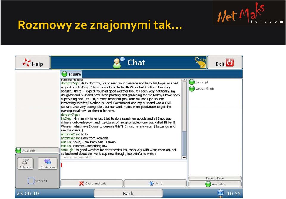 znajomymi