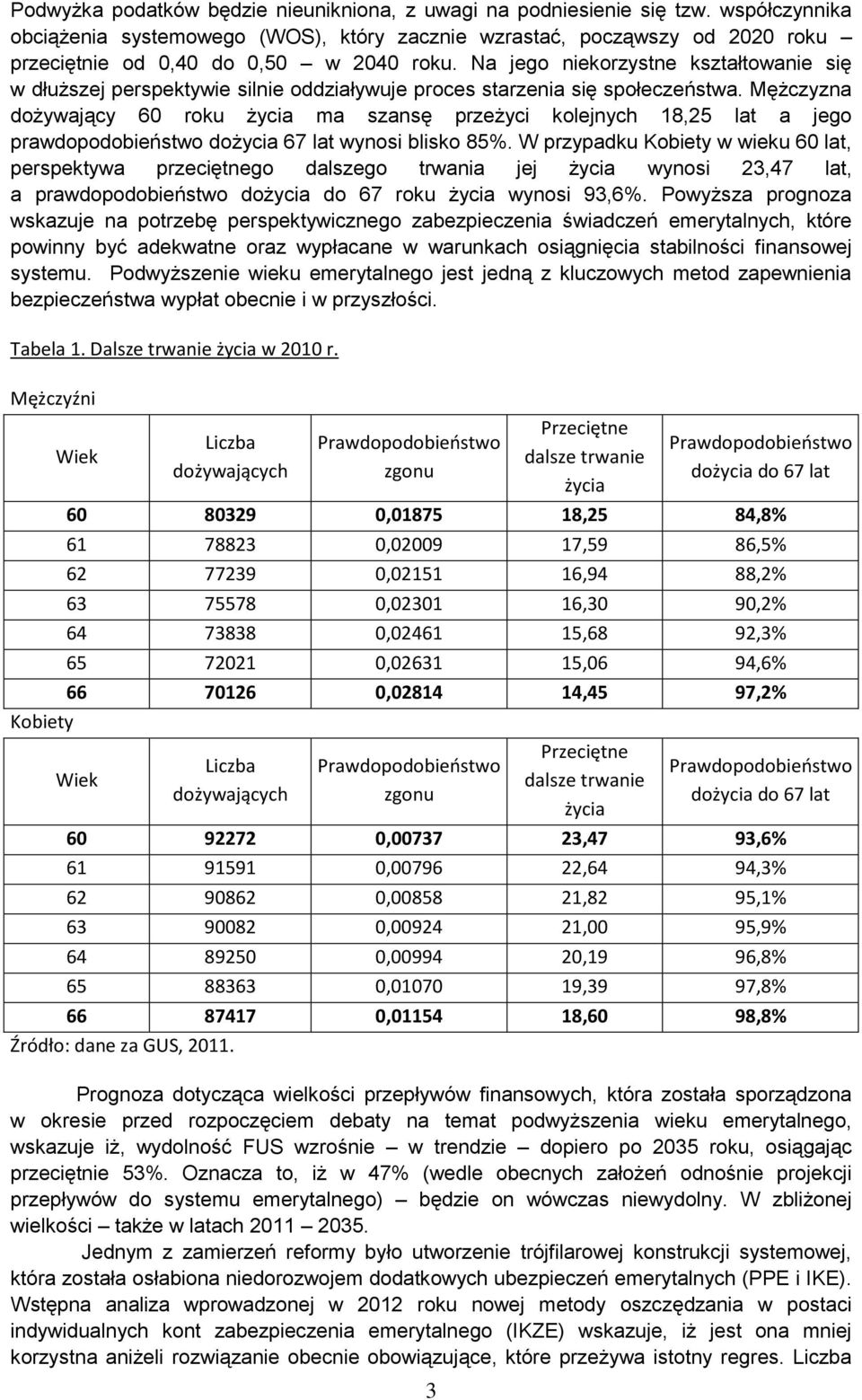 Na jego niekorzystne kształtowanie się w dłuższej perspektywie silnie oddziaływuje proces starzenia się społeczeństwa.