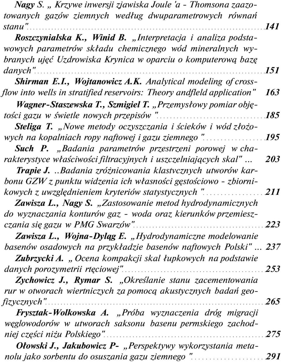 ynica w oparciu o komputerową bazę danych" 151 Shirman E.I., Wojtanowicz A.K.