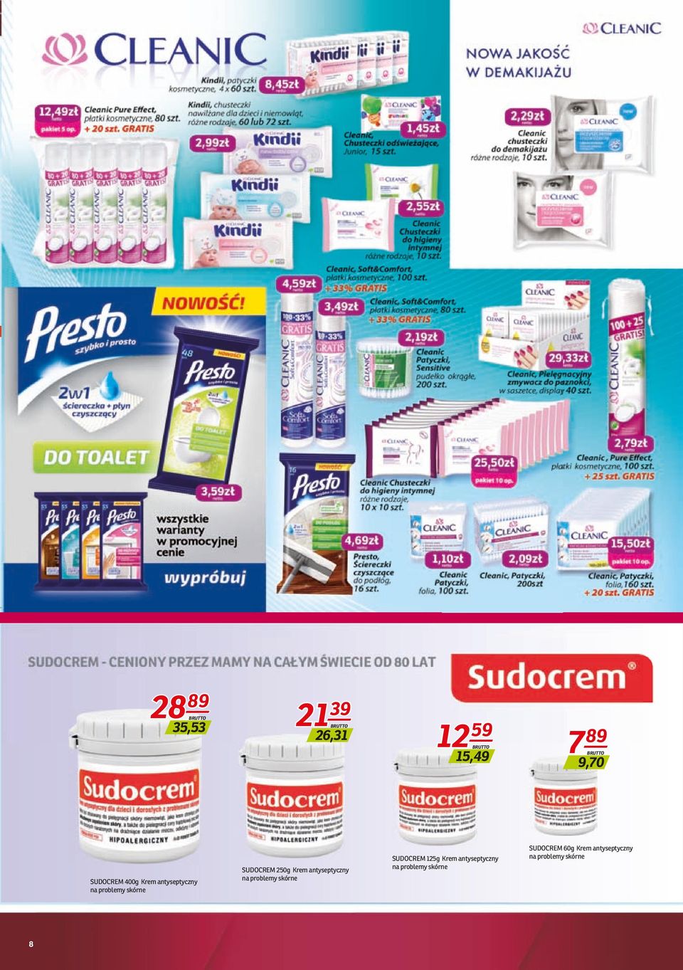 antyseptyczny na problemy skórne SUDOCREM 125g Krem