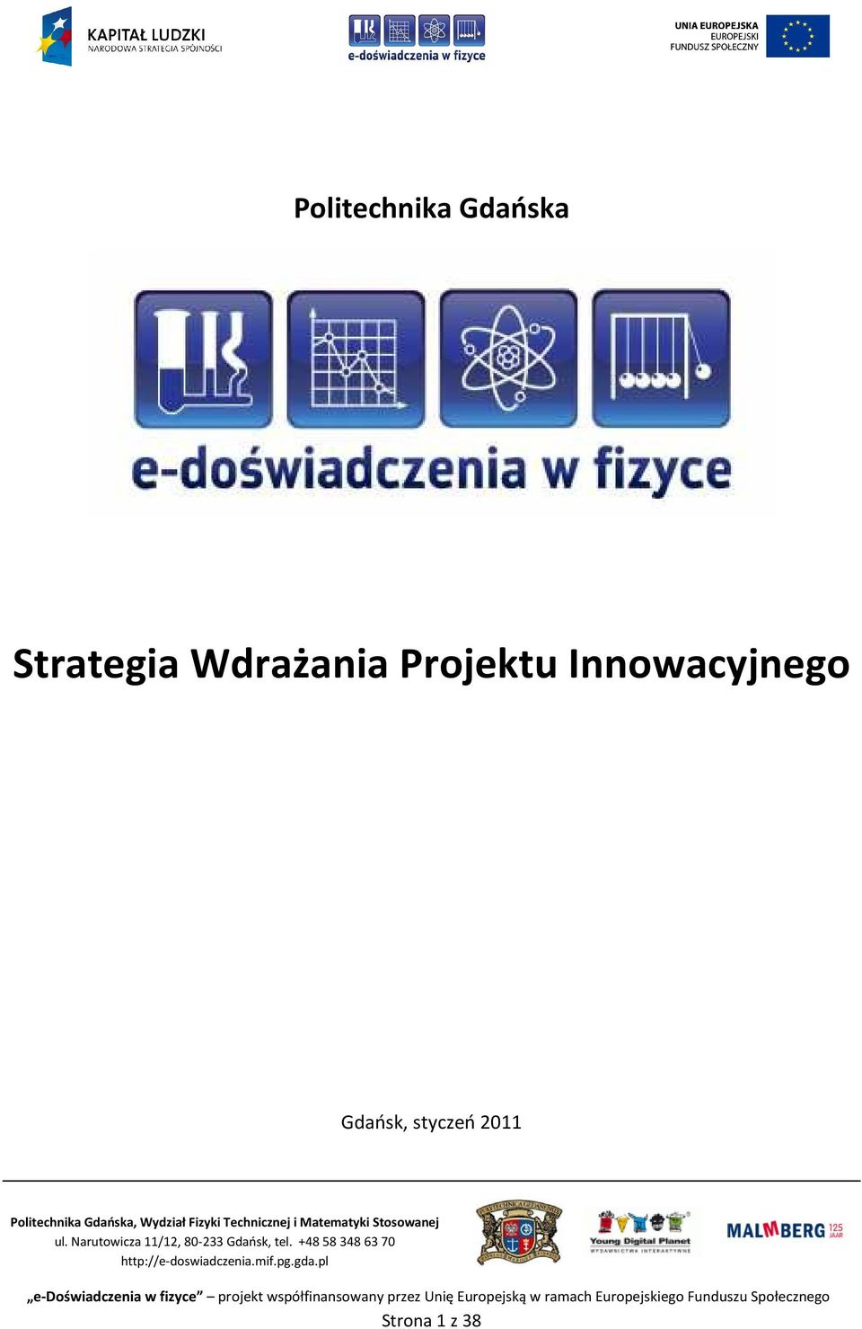 Projektu Innowacyjnego