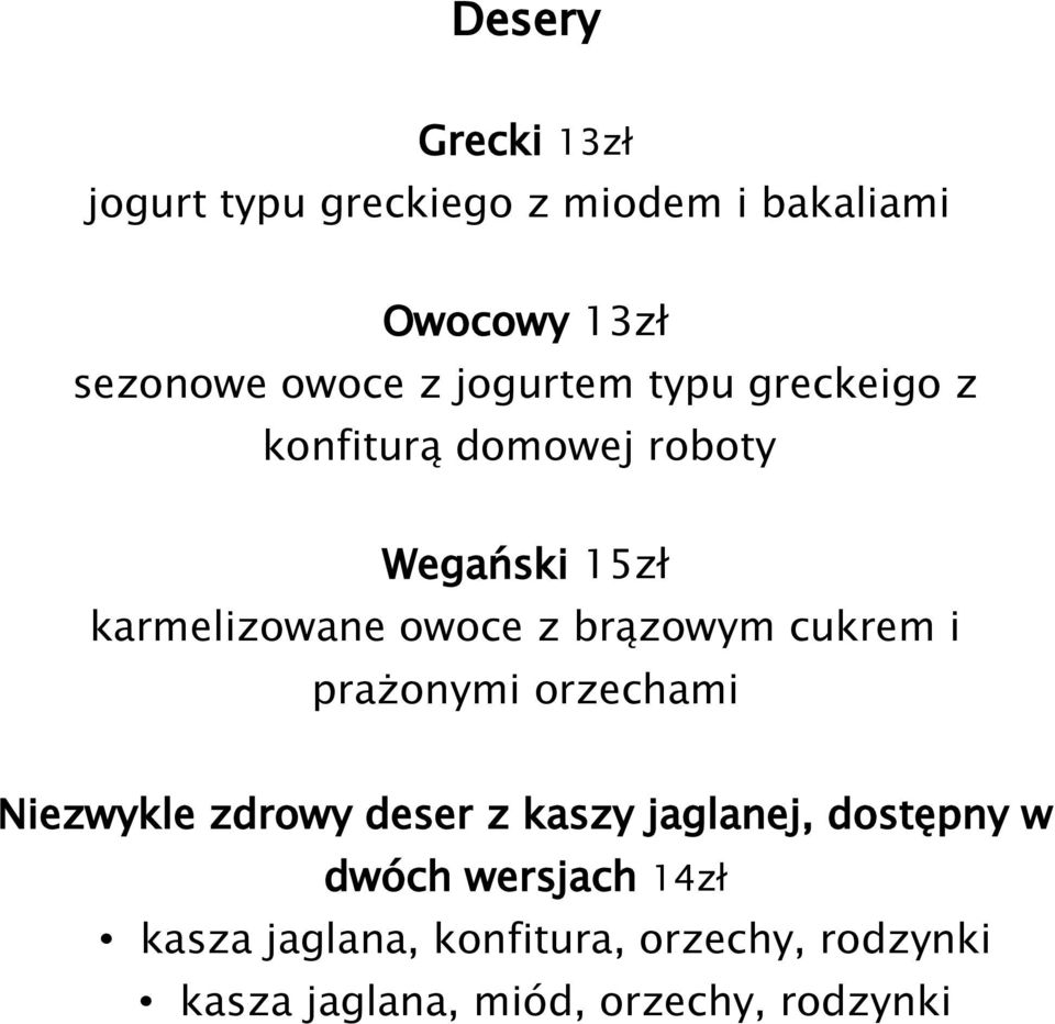 brązowym cukrem i prażonymi orzechami Niezwykle zdrowy deser z kaszy jaglanej, dostępny w