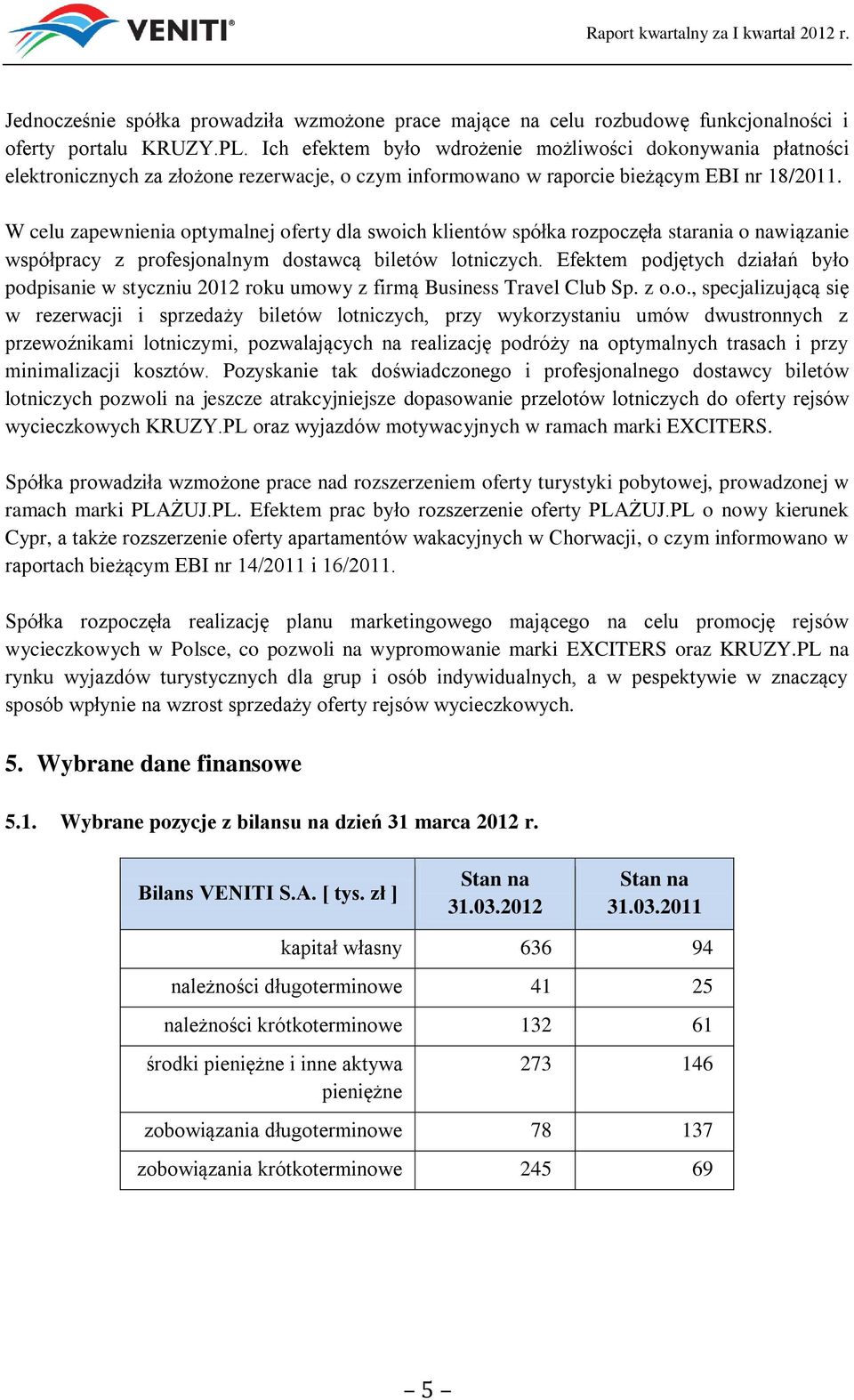 W celu zapewnienia optymalnej oferty dla swoich klientów spółka rozpoczęła starania o nawiązanie współpracy z profesjonalnym dostawcą biletów lotniczych.