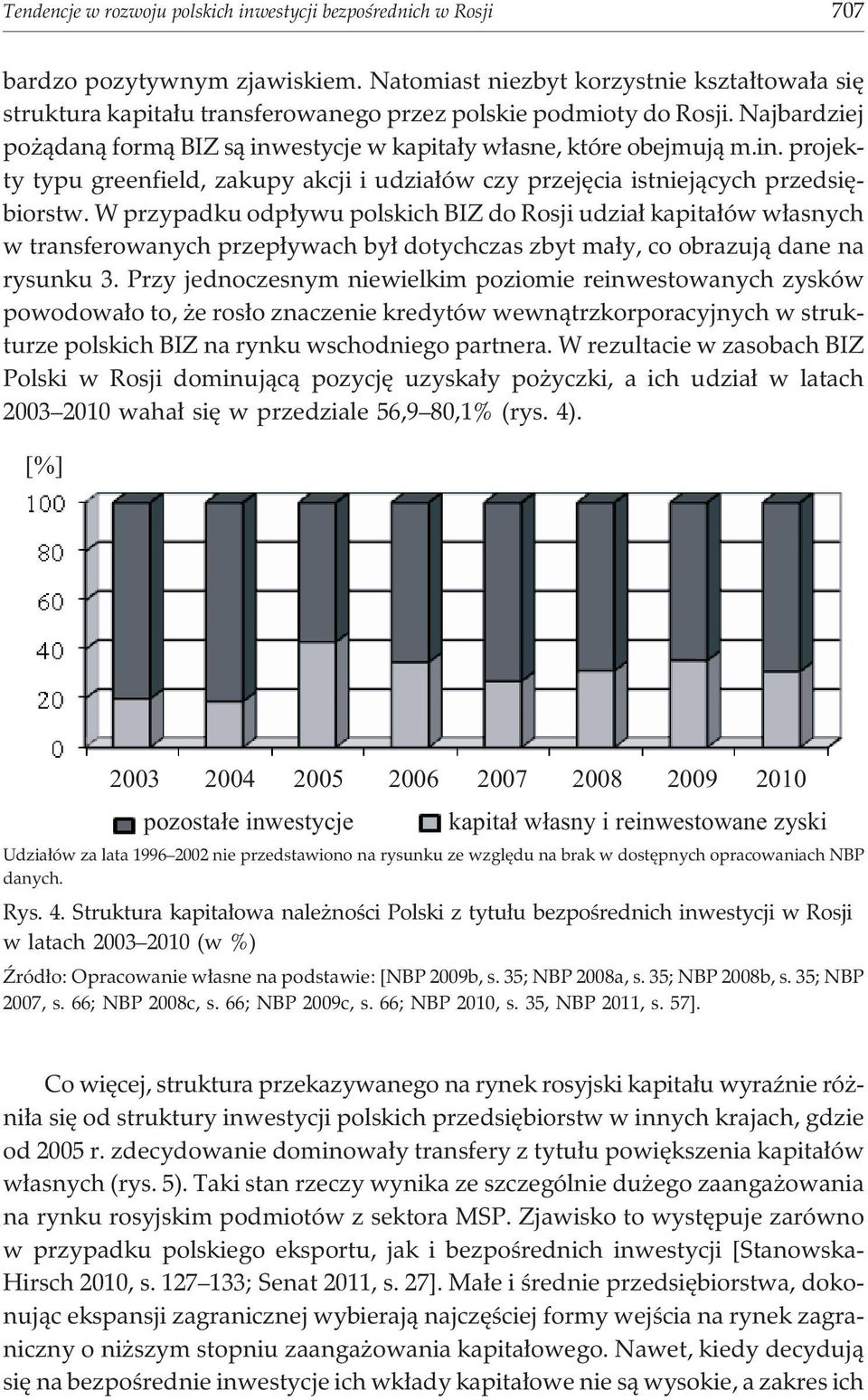 estycje w kapita³y w³asne, które obejmuj¹ m.in. projekty typu greenfield, zakupy akcji i udzia³ów czy przejêcia istniej¹cych przedsiêbiorstw.