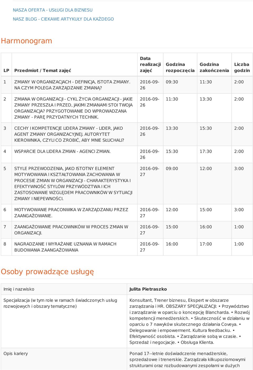 PRZYGOTOWANIE DO WPROWADZANA ZMIANY - PARĘ PRZYDATNYCH TECHNIK. 3 CECHY I KOMPETENCJE LIDERA ZMIANY - LIDER, JAKO AGENT ZMIANY ORGANIZACYJNEJ. AUTORYTET KIEROWNIKA, CZYLI CO ZROBIĆ, ABY MNIE SŁUCHALI?