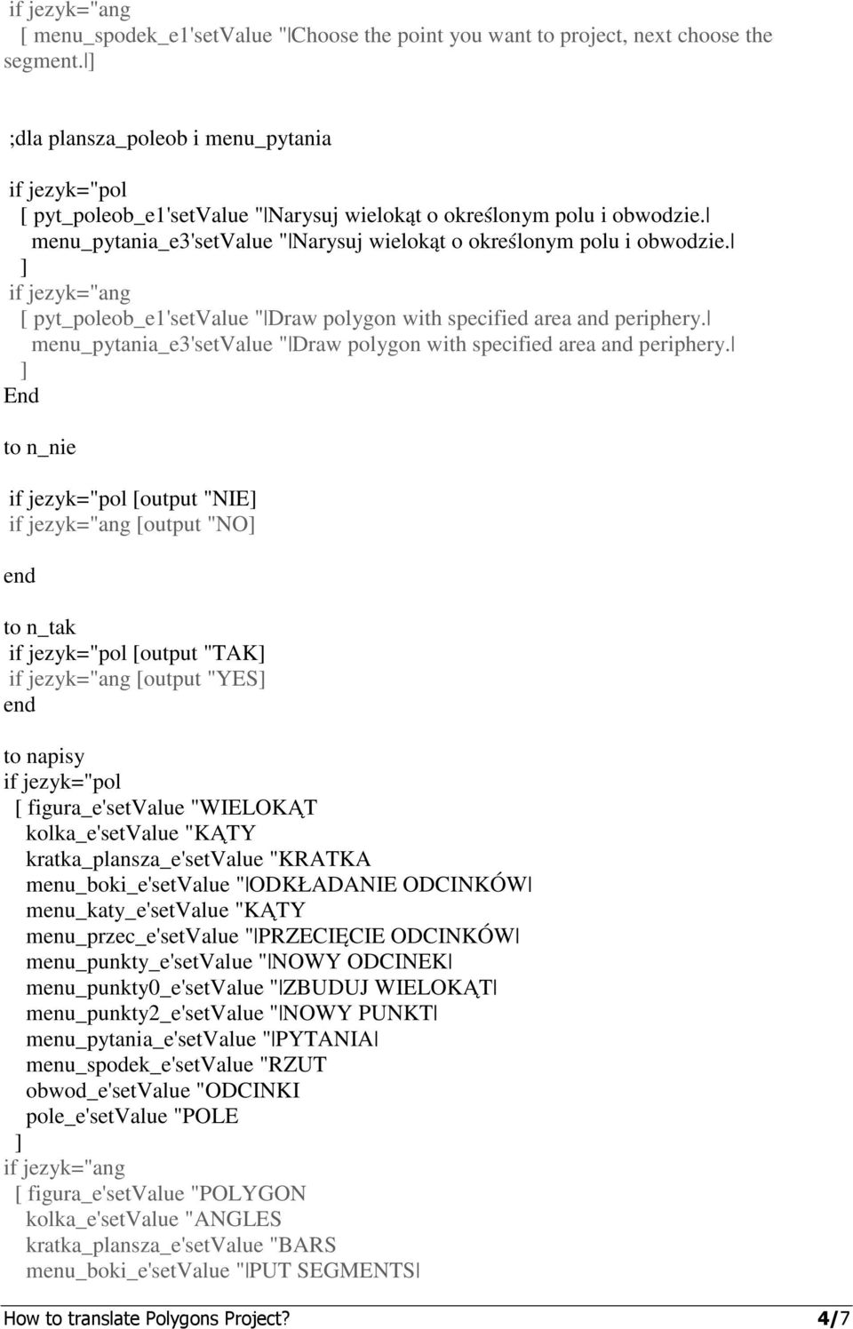 menu_pytania_e3'setvalue " Draw polygon with specified area and periphery.