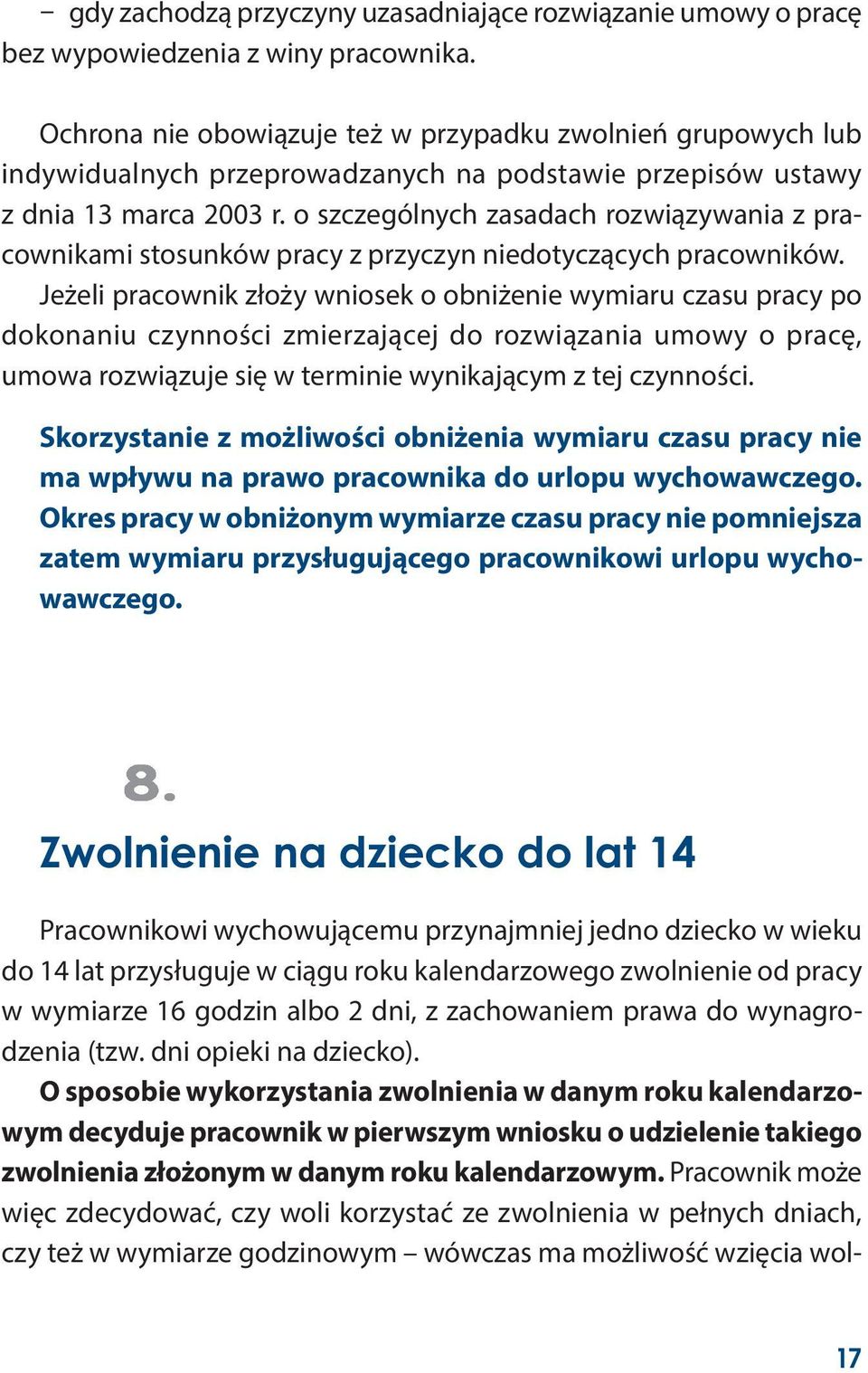 o szczególnych zasadach rozwiązywania z pracownikami stosunków pracy z przyczyn niedotyczących pracowników.