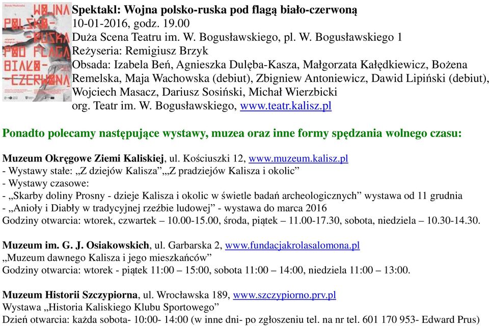 Bogusławskiego, pl. W.