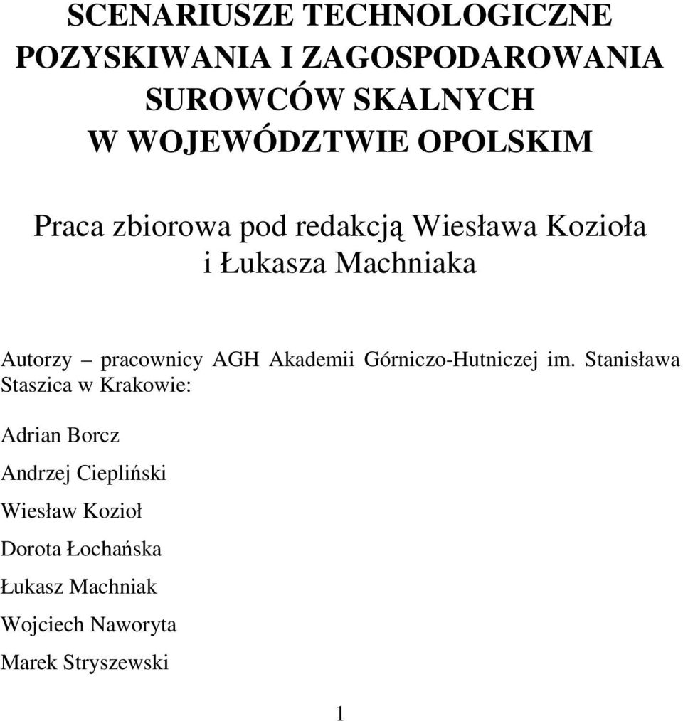 AGH Akademii Górniczo-Hutniczej im.