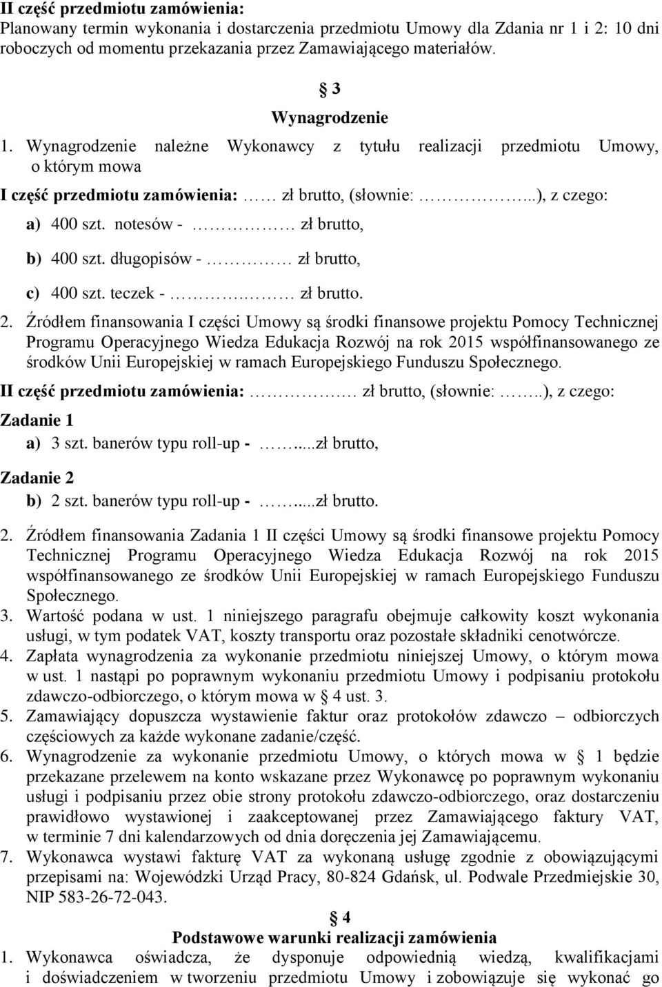 teczek -. zł brutto. 2.