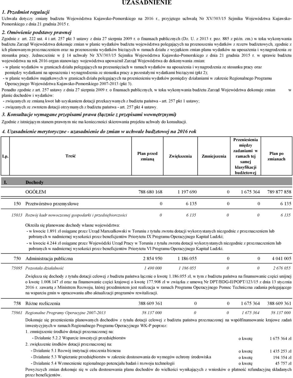 257 pkt 3 ustawy z dnia 27 sierpnia 2009 r. o finansach publicznych (Dz. U. z 2013 r. poz. 885 z późn. zm.