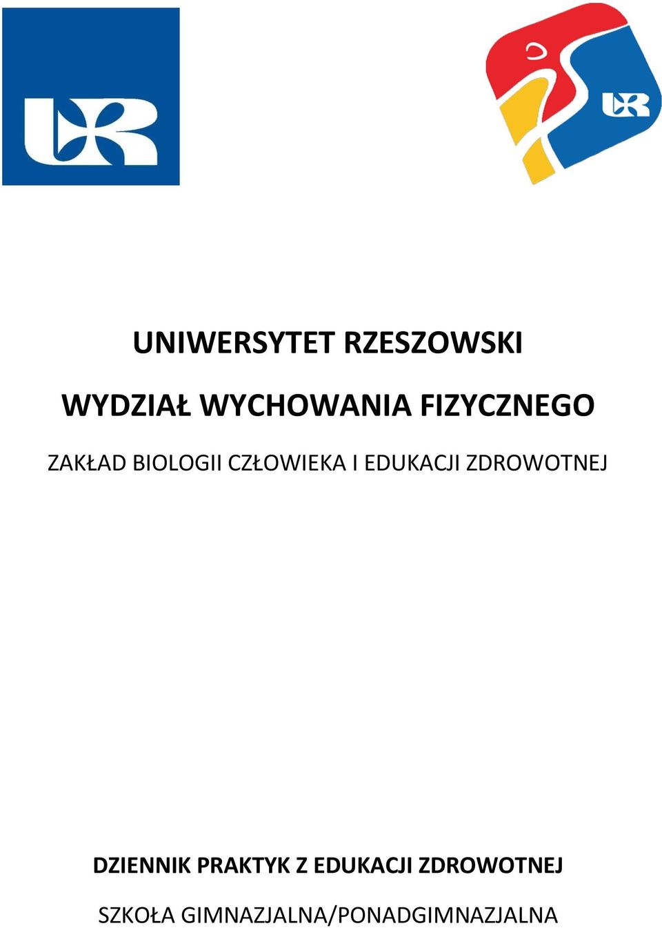 EDUKACJI ZDROWOTNEJ DZIENNIK PRAKTYK Z