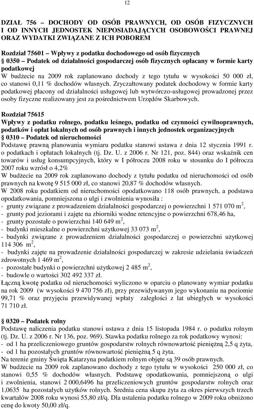 0,11 % dochodów własnych.