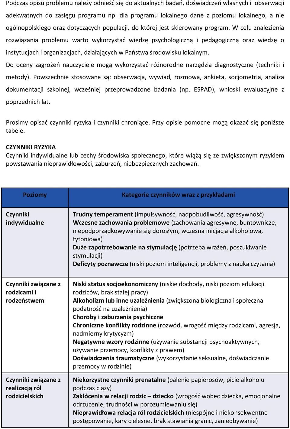 W celu znalezienia rozwiązania problemu warto wykorzystać wiedzę psychologiczną i pedagogiczną oraz wiedzę o instytucjach i organizacjach, działających w Państwa środowisku lokalnym.