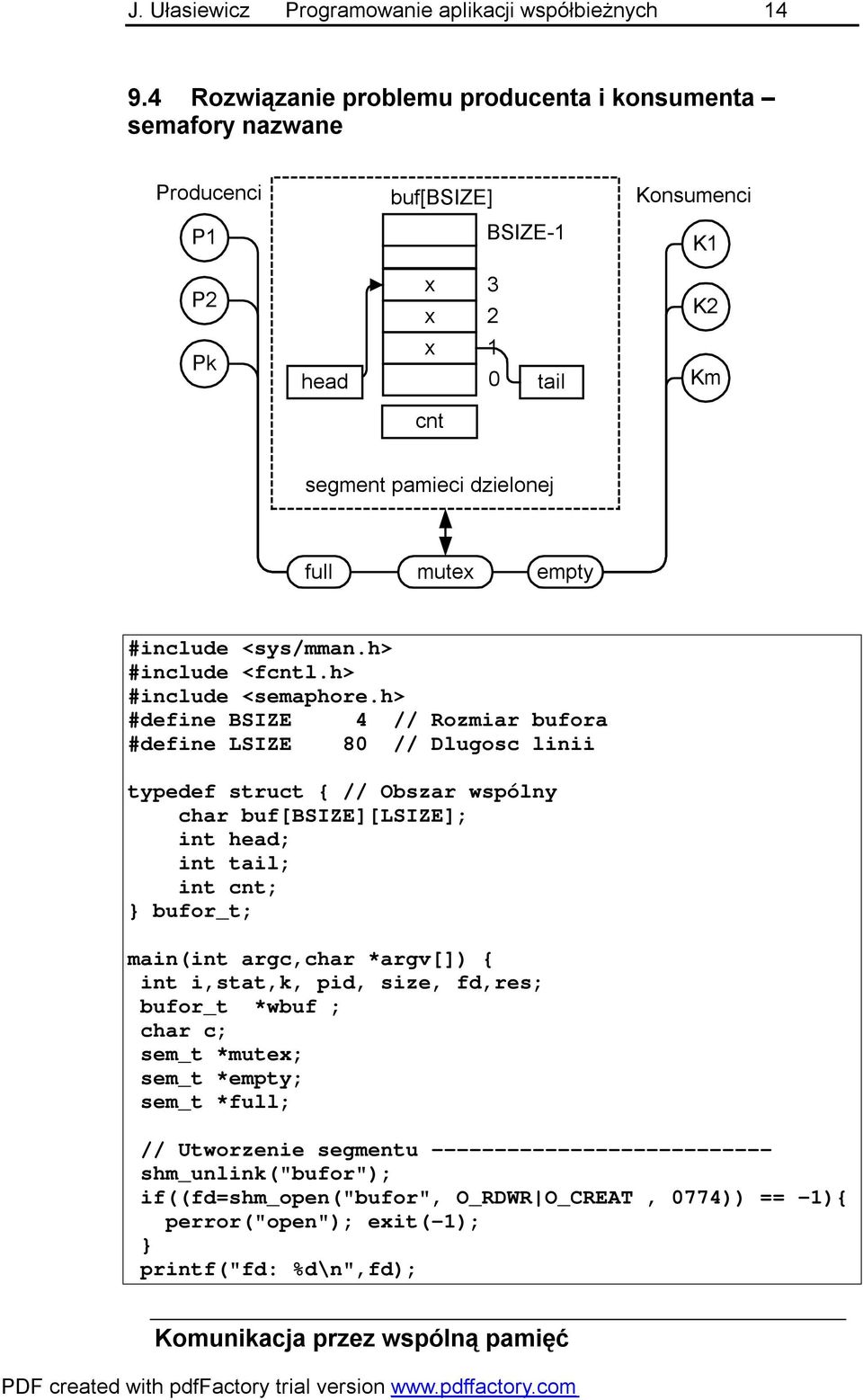 #include <sys/mman.h> #include <fcntl.h> #include <semaphore.