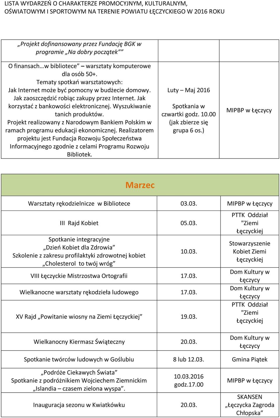 Projekt realizowany z Narodowym Bankiem Polskim w ramach programu edukacji ekonomicznej.