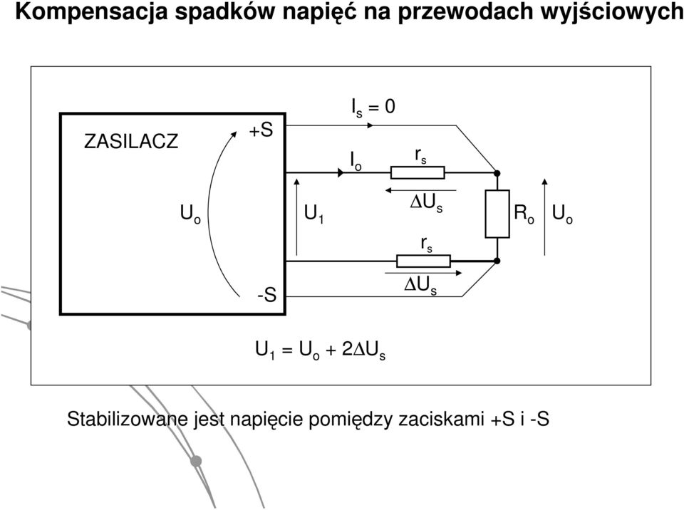 1 U s R o U o r s -S U s U 1 = U o + 2 U s