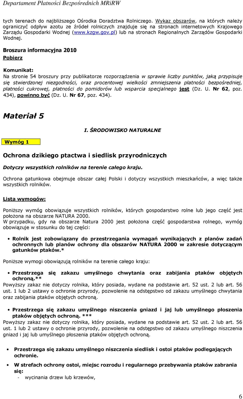 pl) lub na stronach Regionalnych Zarządów Gospodarki Wodnej.