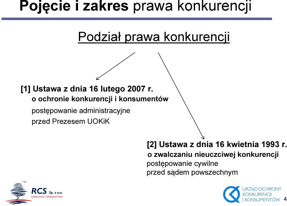 o ochronie konkurencji i konsumentów postępowanie administracyjne przed