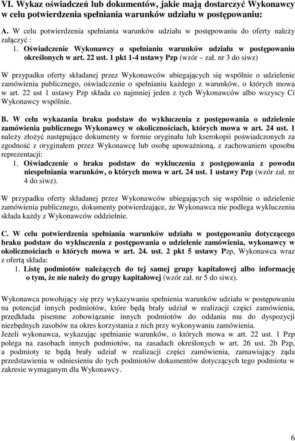 1 pkt 1-4 ustawy Pzp (wzór zał.