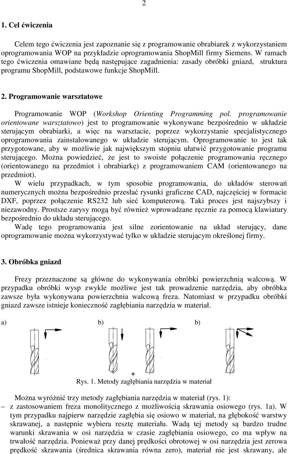 Programowanie warsztatowe Programowanie WOP (Workshop Orienting Programming pol.