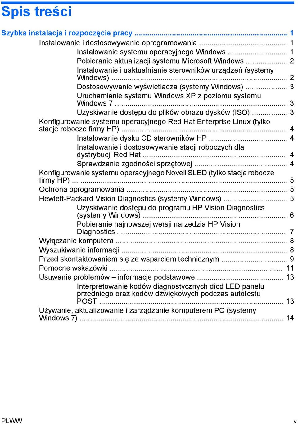 .. 3 Uzyskiwanie dostępu do plików obrazu dysków (ISO)... 3 Konfigurowanie systemu operacyjnego Red Hat Enterprise Linux (tylko stacje robocze firmy HP)... 4 Instalowanie dysku CD sterowników HP.