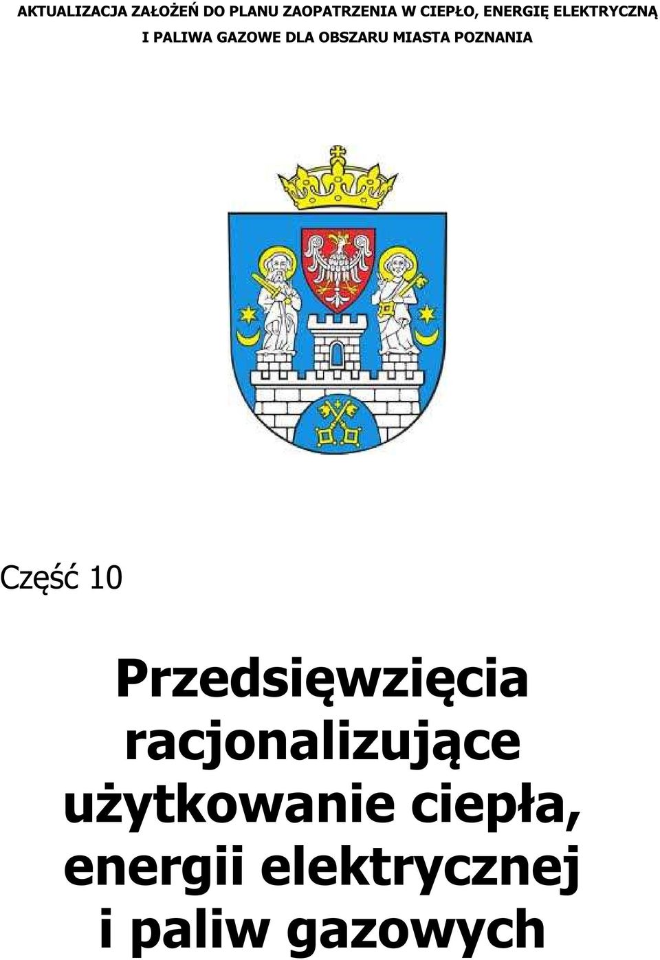 MIASTA POZNANIA Część 10 Przedsięwzięcia