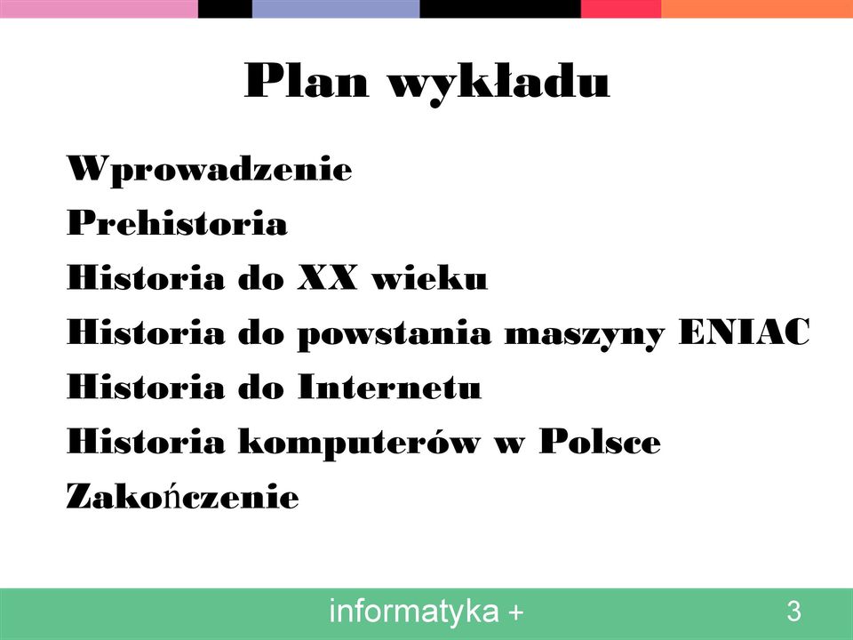 powstania maszyny ENIAC Historia do