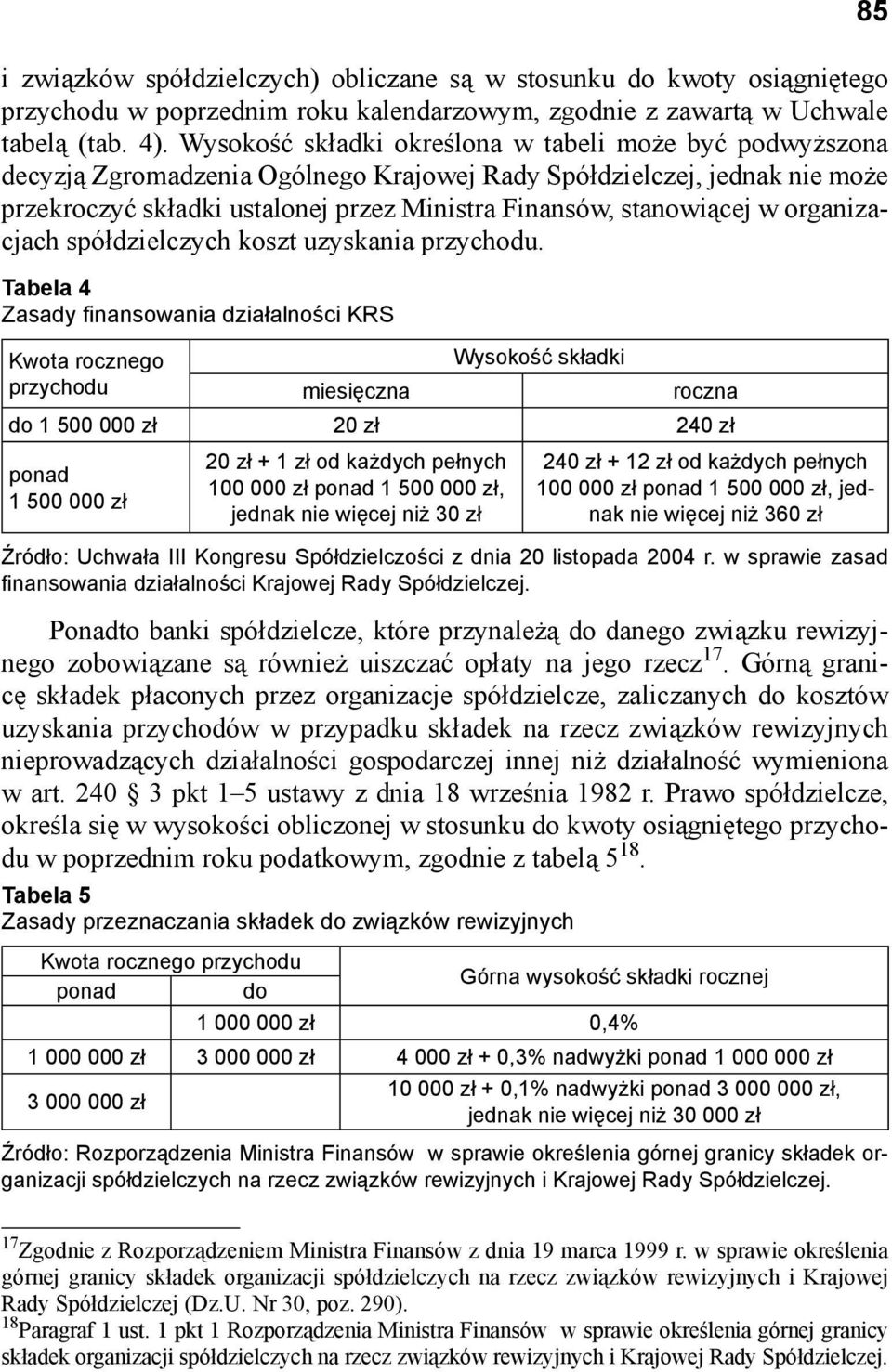 w organizacjach spółdzielczych koszt uzyskania przychodu.