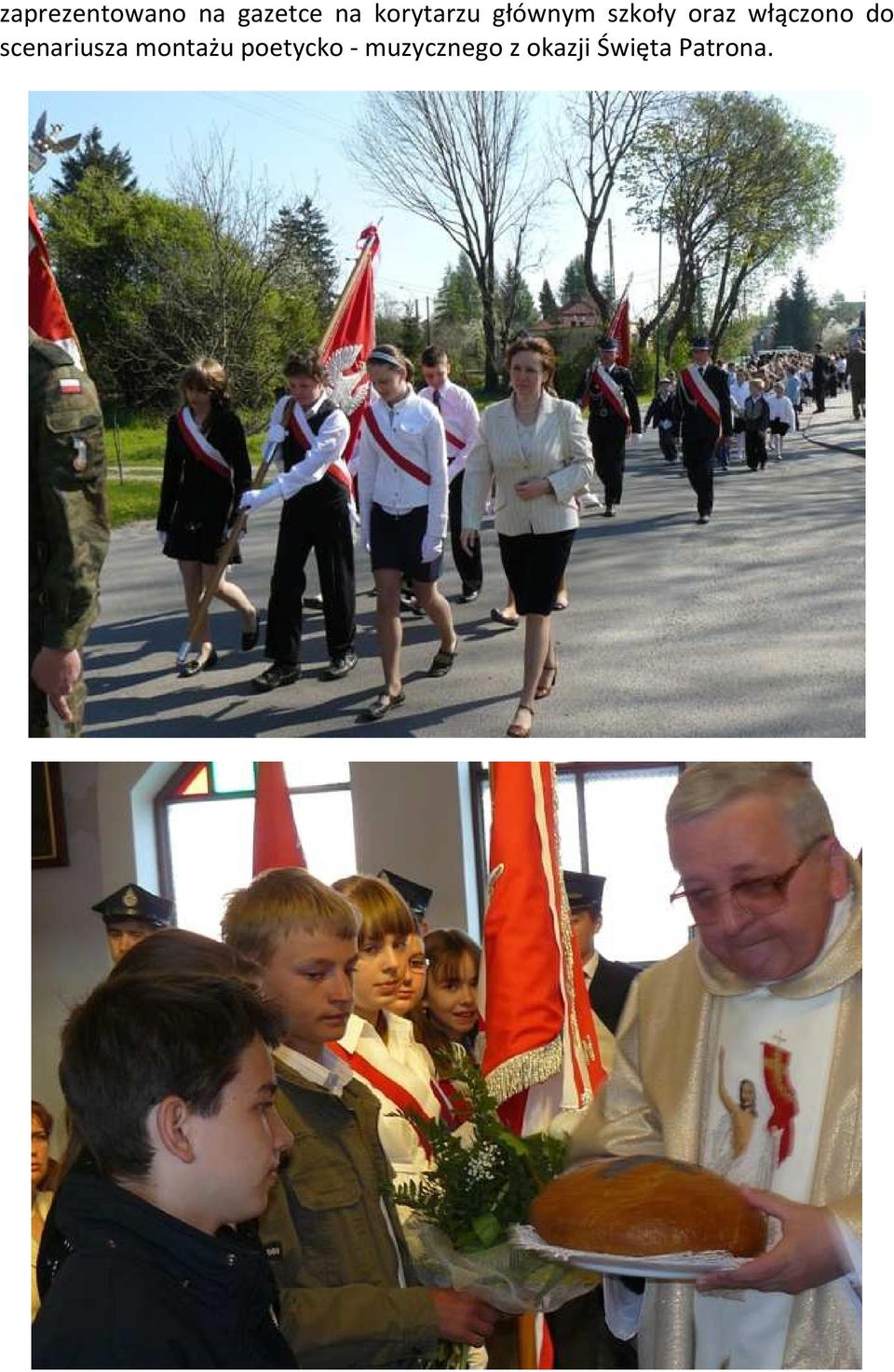 włączono do scenariusza montażu