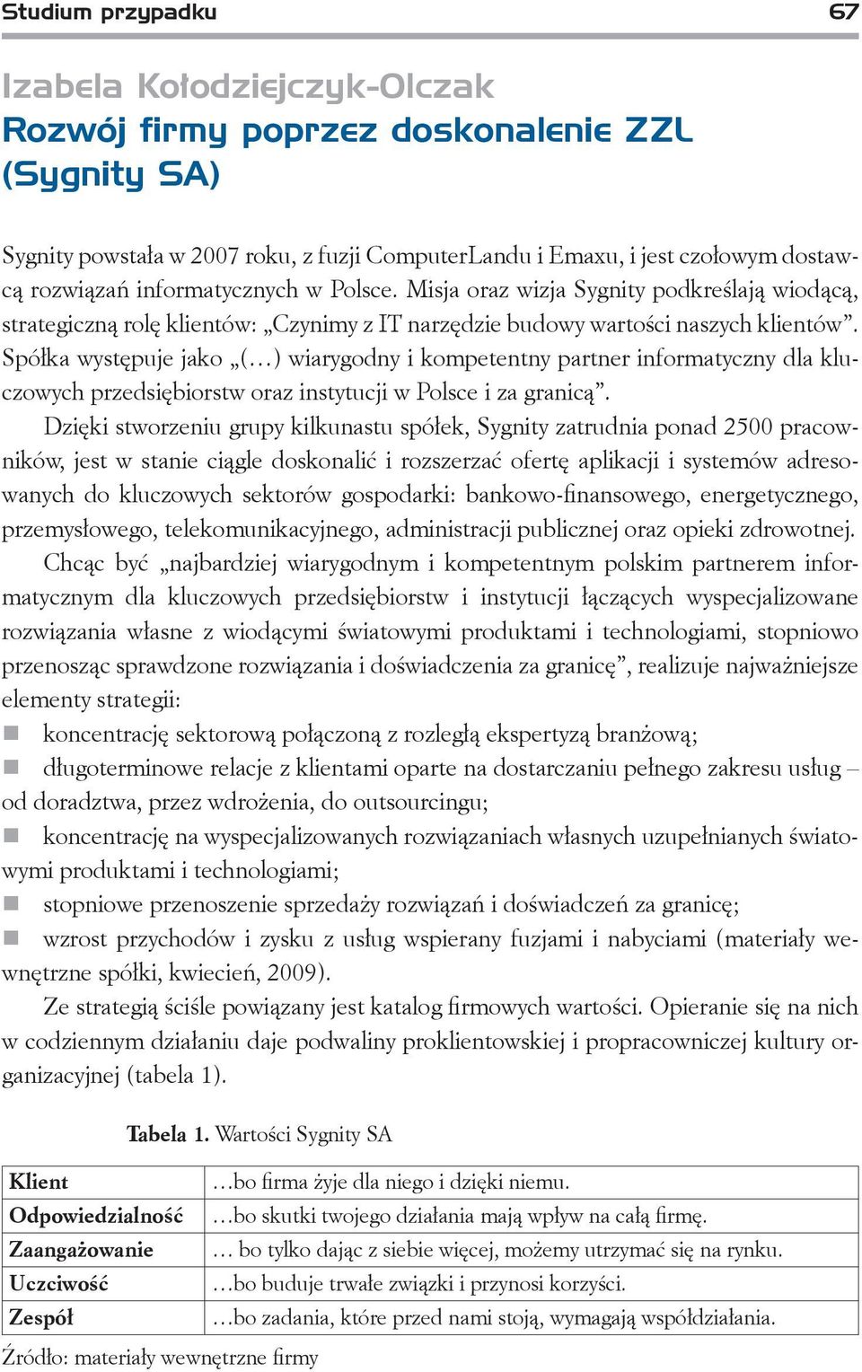 Spółka występuje jako ( ) wiarygodny i kompetentny partner informatyczny dla kluczowych przedsiębiorstw oraz instytucji w Polsce i za granicą.